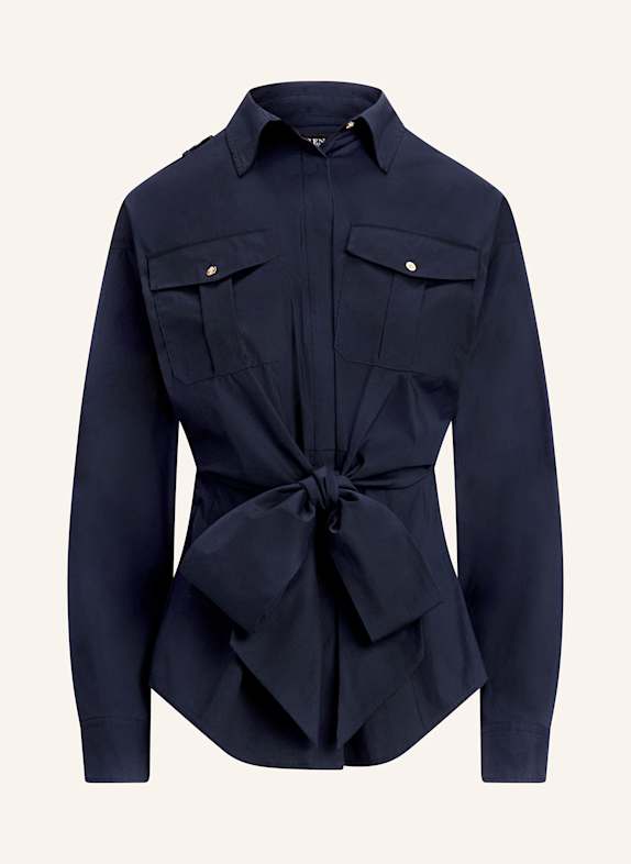 LAUREN RALPH LAUREN Hemdbluse DUNKELBLAU
