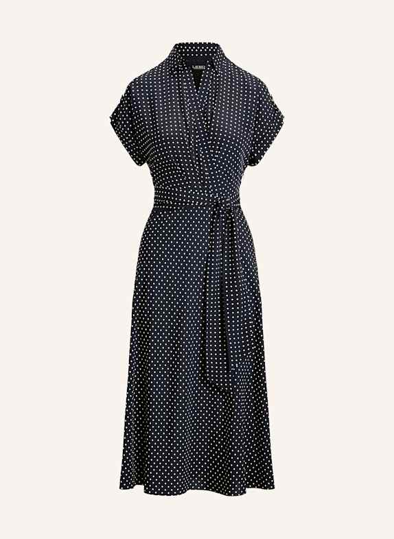 LAUREN RALPH LAUREN Kleid POLY 001 NAVY/CREAM
