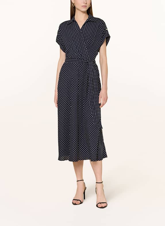 LAUREN RALPH LAUREN Kleid POLY 001 NAVY/CREAM
