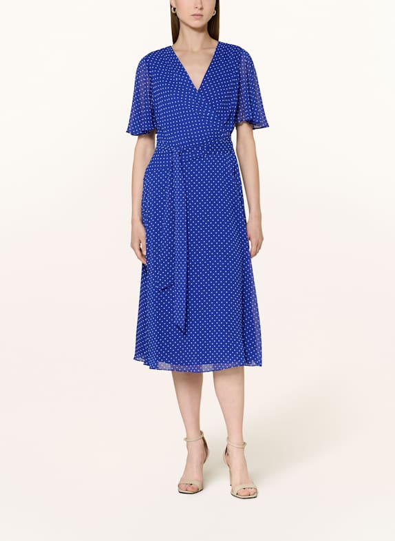 LAUREN RALPH LAUREN Kleid BLAU/ WEISS