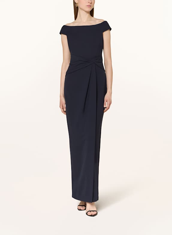 LAUREN RALPH LAUREN Abendkleid SARAN DUNKELBLAU