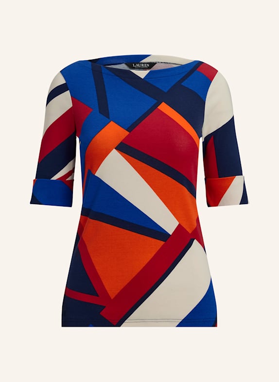 LAUREN RALPH LAUREN T-Shirt DUNKELBLAU/ ROT/ CREME