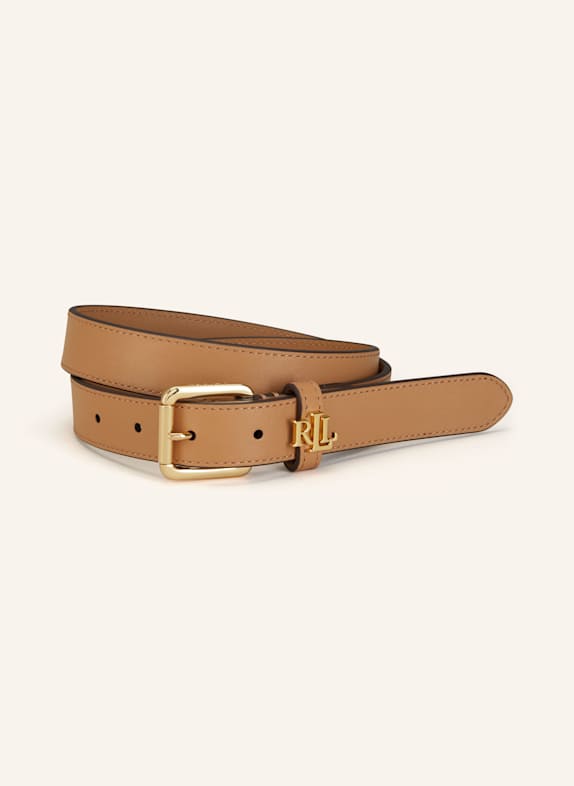LAUREN RALPH LAUREN Ledergürtel CAMEL