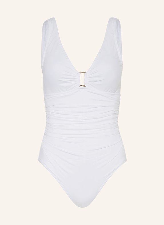 LAUREN RALPH LAUREN Underwire swimsuit BEACH CLUB SOLIDS WHITE