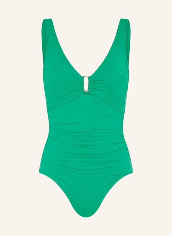 LAUREN RALPH LAUREN Bügel-Badeanzug BEACH CLUB SOLIDS GRÜN