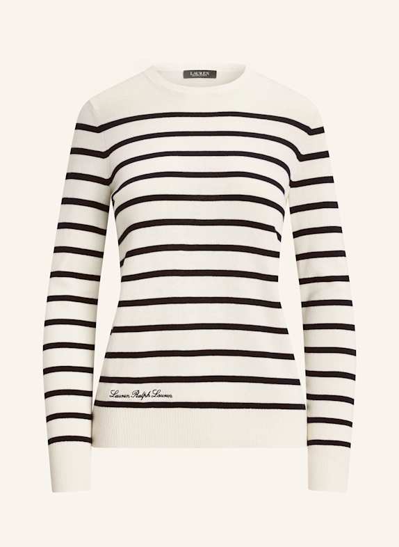 LAUREN RALPH LAUREN Sweter KREMOWY/ GRANATOWY