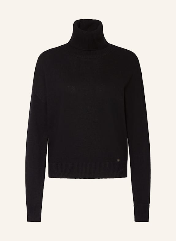ottod'ame Rollkragenpullover SCHWARZ