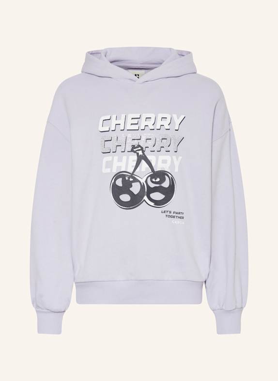 GARCIA Hoodie mit Schmucksteinen HELLLILA