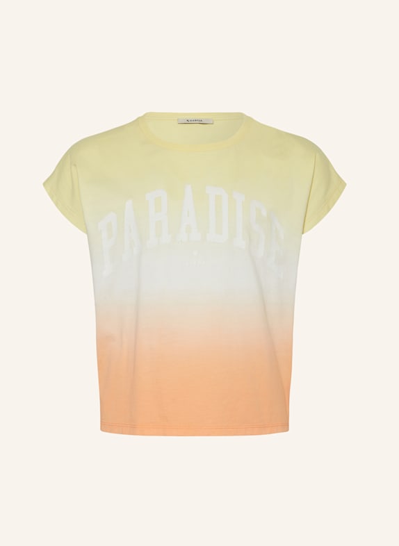 GARCIA T-Shirt GELB/ HELLORANGE