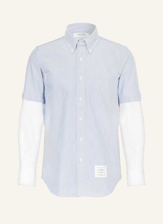THOM BROWNE. Shirt straight fit LIGHT BLUE
