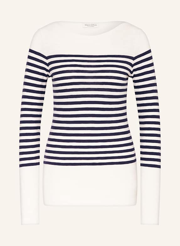 Marc O'Polo Longsleeve ECRU/ DUNKELBLAU