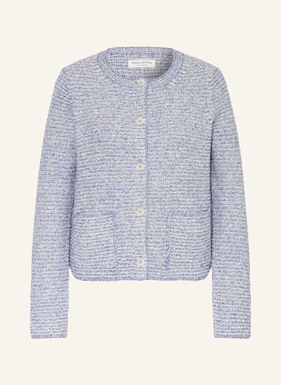 Marc O'Polo Strickjacke BLAU/ ECRU
