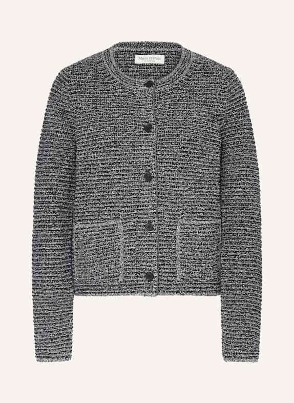 Marc O'Polo Strickjacke DUNKELBLAU/ ECRU