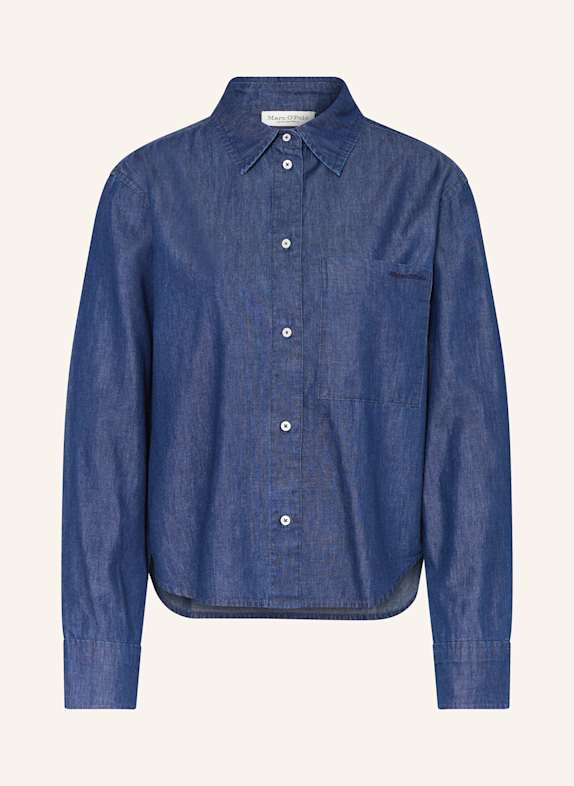 Marc O'Polo Hemdbluse in Jeansoptik DUNKELBLAU