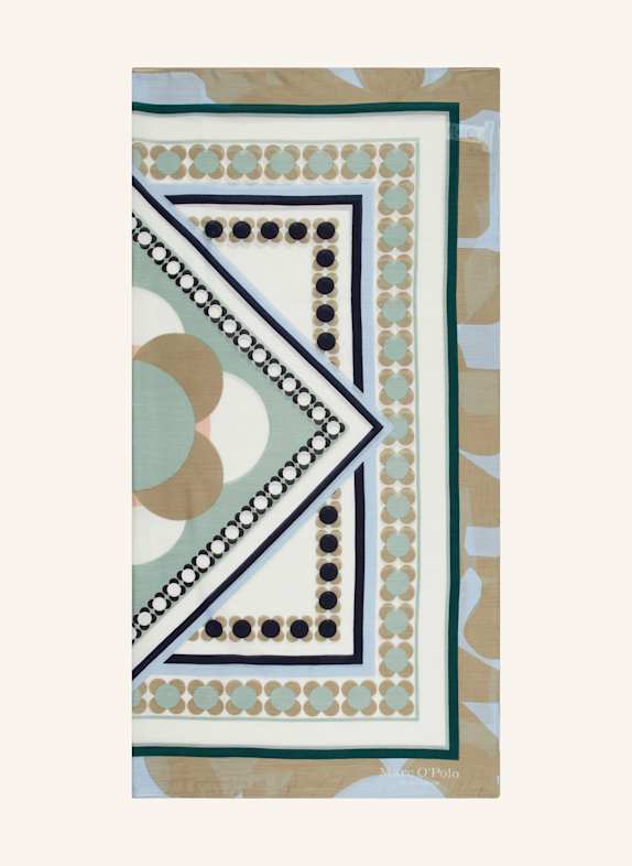 Marc O'Polo Scarf KHAKI/ OLIVE/ LIGHT BLUE