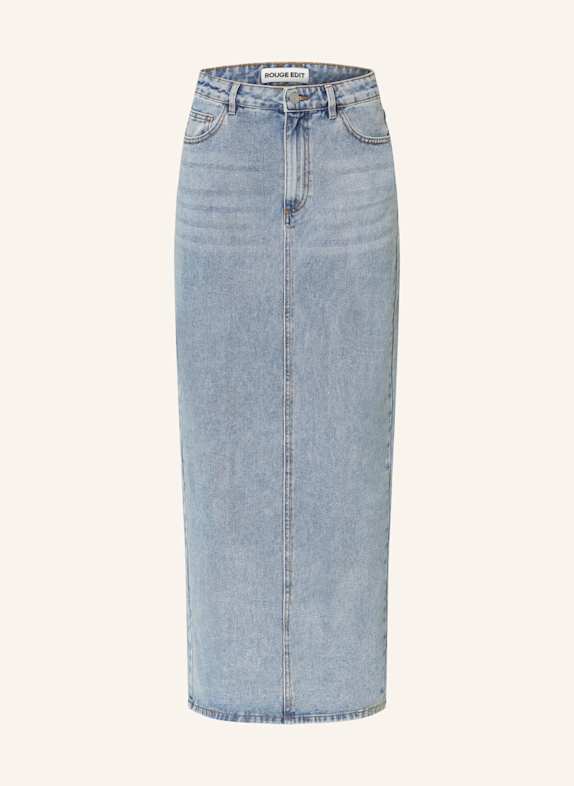 ROUGE VILA Džínová sukně LIGHT BLUE DENIM