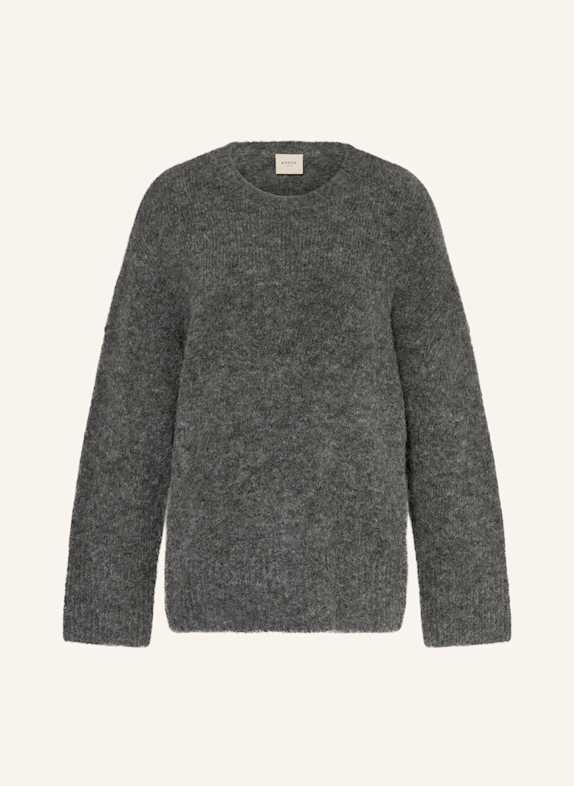 ROUGE VILA Pull en alpaga GRIS FONCÉ