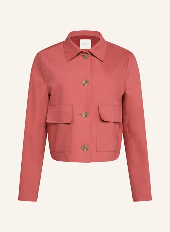 s.OlivNike Dri Fit Repel Heritage Jacket Boxy jacket made of satin LIGHT RED