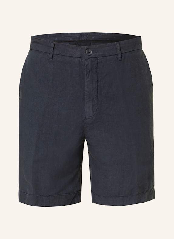 120%lino Leinenshorts DUNKELBLAU