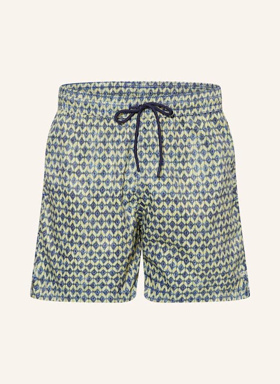 120%lino Badeshorts GELB/ DUNKELGRÜN/ BLAU