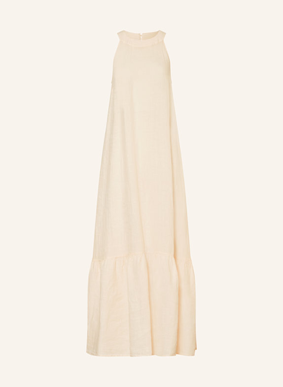 120%lino Strandkleid aus Leinen ECRU