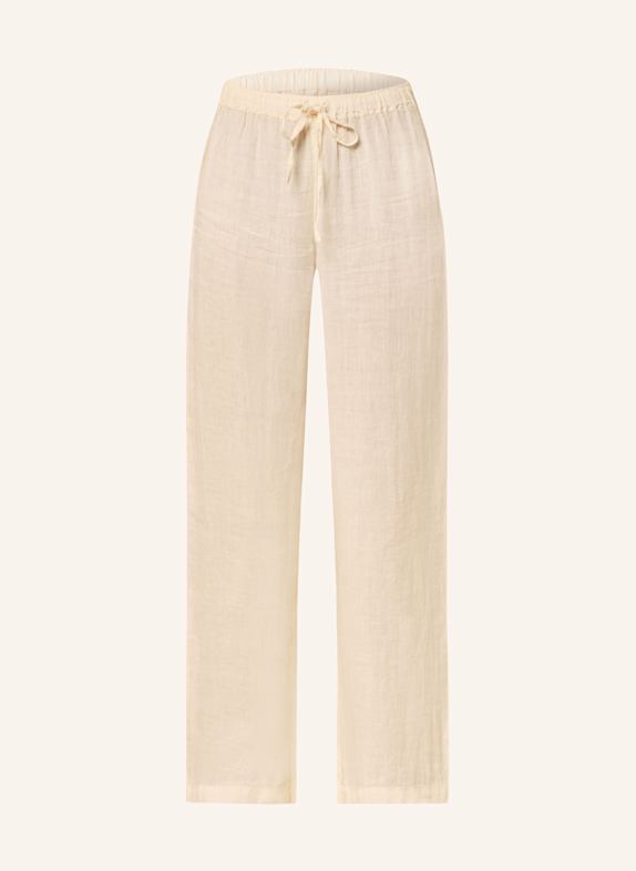 120%lino Marlenehose aus Leinen ECRU