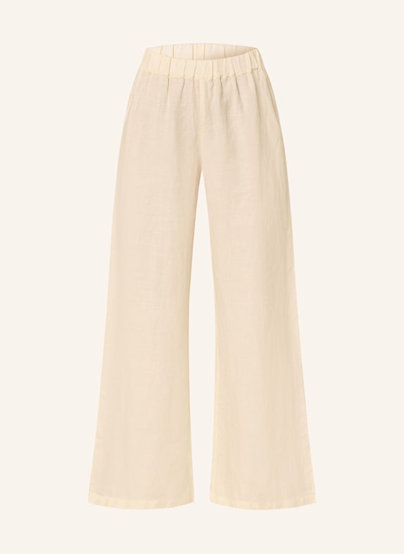 120%lino Marlenehose aus Leinen ECRU
