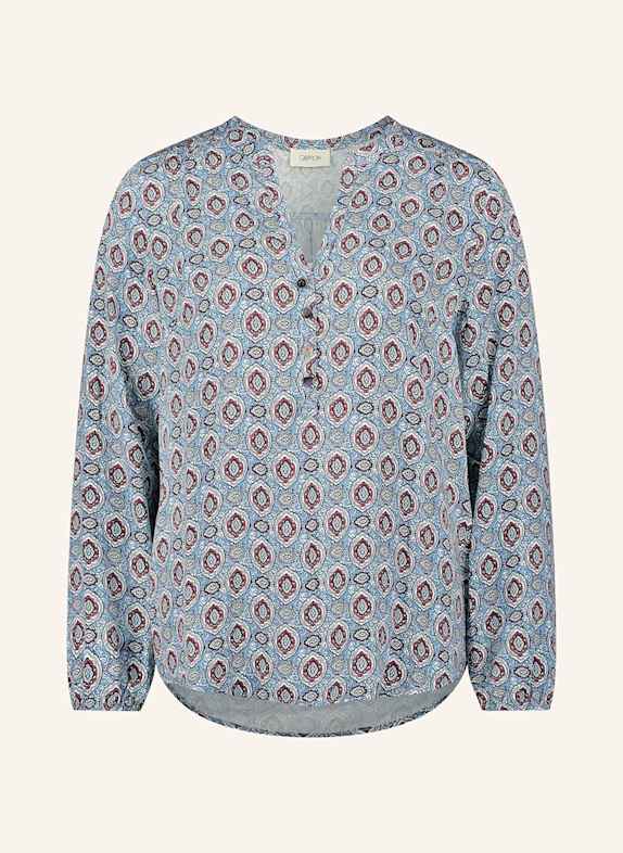 CARTOON Blusenshirt HELLBLAU/ BRAUN/ WEISS