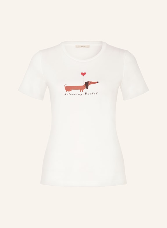 lilienfels T-shirt with decorative gems WHITE