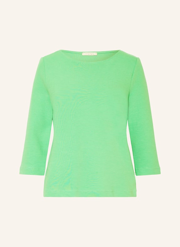 lilienfels Shirt mit 3/4-Arm HELLGRÜN