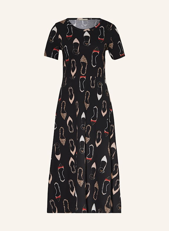 lilienfels Jerseykleid SCHWARZ/ CREME/ ROT