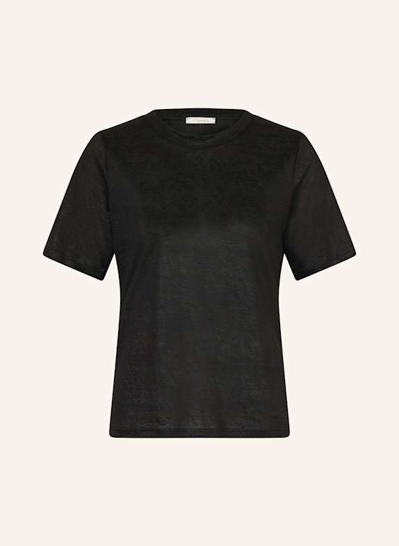 lilienfels T-shirt made of linen BLACK