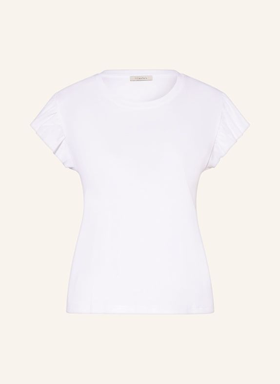 lilienfels T-shirt with frills WHITE