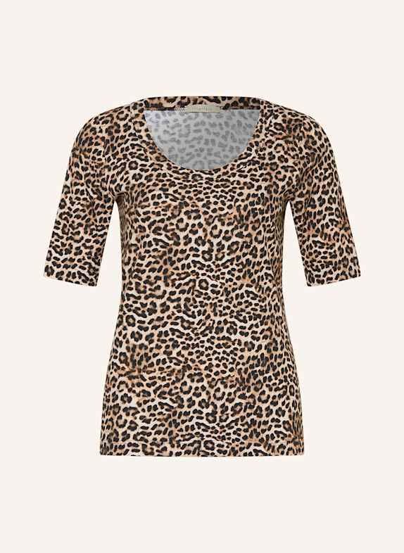 lilienfels T-shirt BLACK/ BEIGE/ BROWN