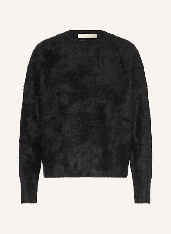 lilienfels Sweter z kaszmiru CZARNY