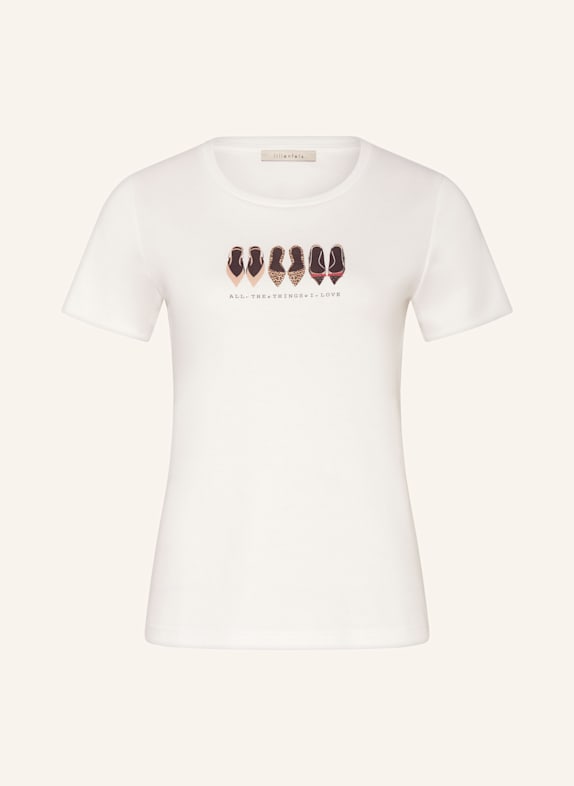 lilienfels T-shirt with decorative gems WHITE