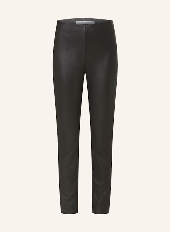 RAFFAELLO ROSSI Leggings RESA in Lederoptik SCHWARZ