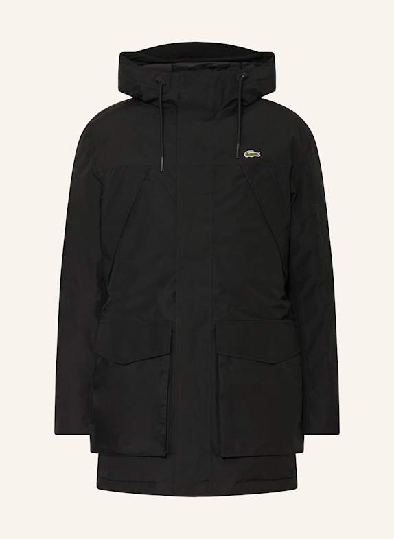 LACOSTE Parka SCHWARZ