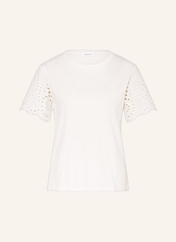 darling harbour T-Shirt mit Lochspitze WEISS