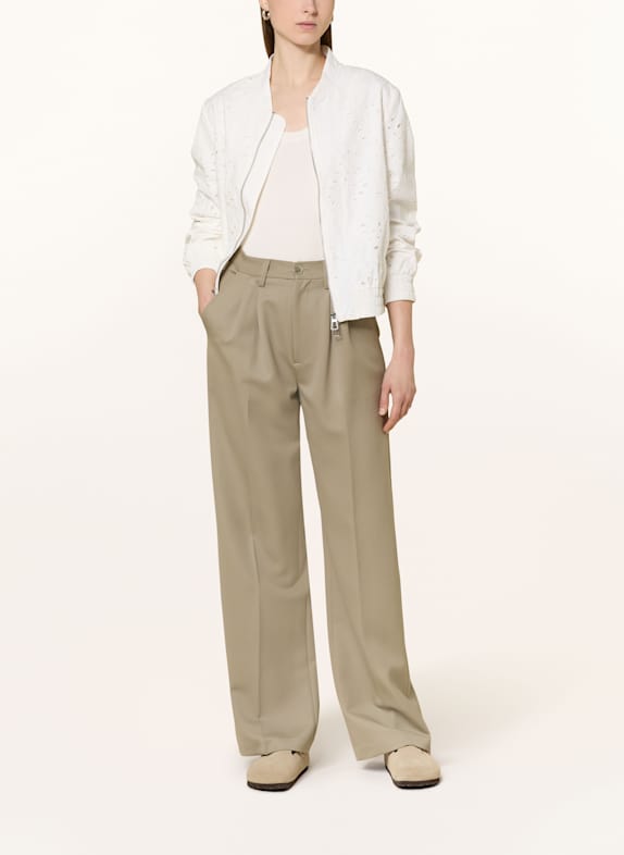 darling harbour Blouson mit Lochspitze WEISS
