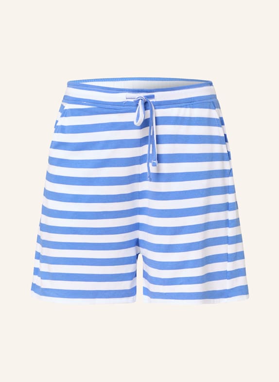 darling harbour Schlafshorts BLAU/ WEISS