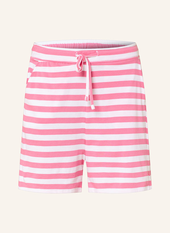 darling harbour Schlafshorts PINK/ WEISS