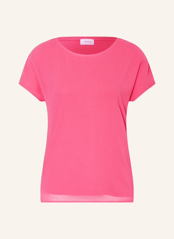darling harbour Blusenshirt im Materialmix MAGENTA MAGENTA