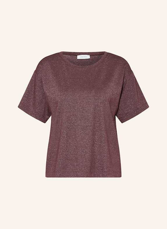 darling harbour T-Shirt mit Glitzergarn BORDEAUX