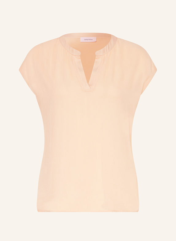 darling harbour Blusenshirt im Materialmix BEIGE BEIGE