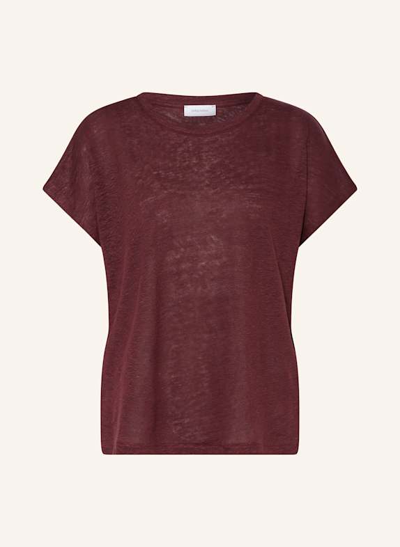 darling harbour T-Shirt aus Leinen BORDEAUX