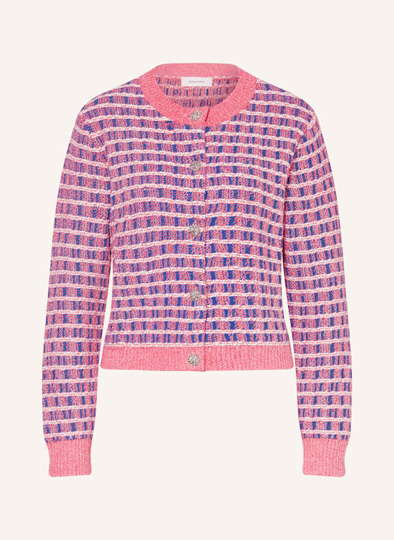 darling harbour Strickjacke mit Glitzergarn PINK