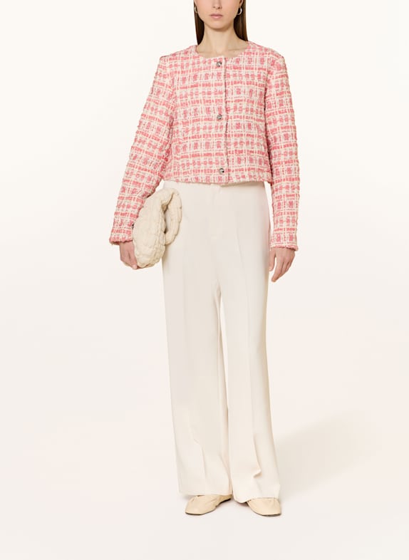 darling harbour Bouclé jas ROZE