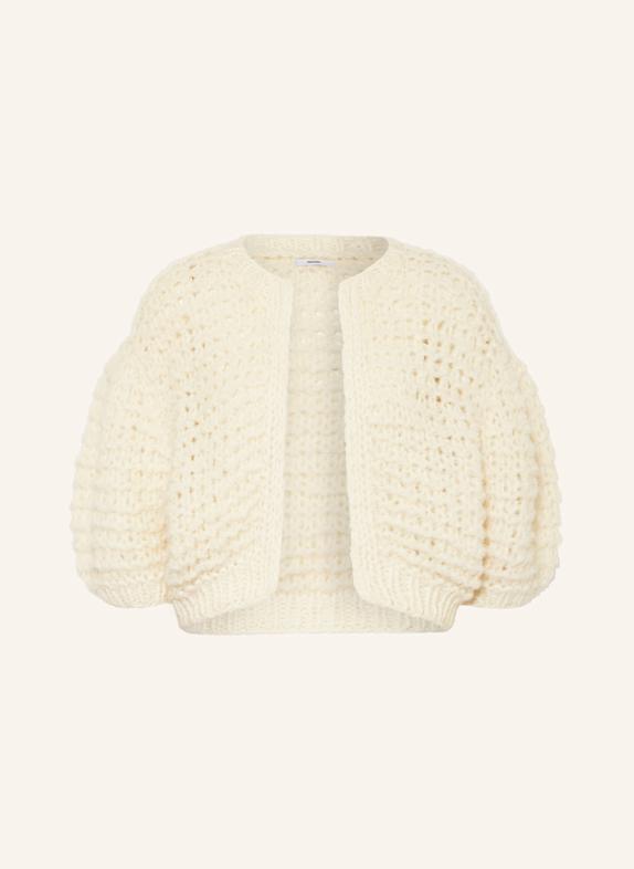 MAIAMI Strickhülle aus Alpaka mit 3/4-Arm CREME