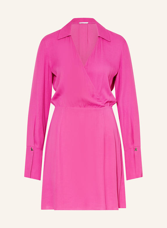 PATRIZIA PEPE Dress in wrap look FUCHSIA